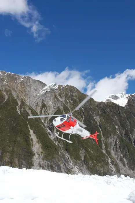 Framed Print : Helicopter, Franz Josef Glacier, West Coast, South Island, New Zealand