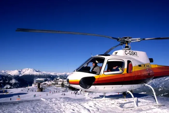 Framed Print : Helicopter Skiing on Whistler Mountains in B. C. Canada Framed Print : Helicopter Skiing on Whistler Mountains in B. C. Canada