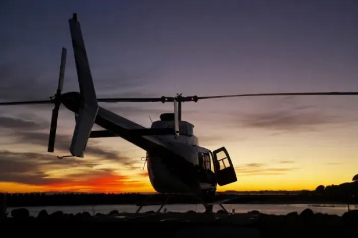 Framed Print : Heliview Helicopter at Dawn, Port Taranaki, New Plymouth, Taranaki, North Island Framed Print : Heliview Helicopter at Dawn, Port Taranaki, New Plymouth, Taranaki, North Island