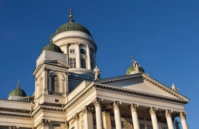 Framed Print : Helsinki, Finland. Tuomiokirkko Cathedral