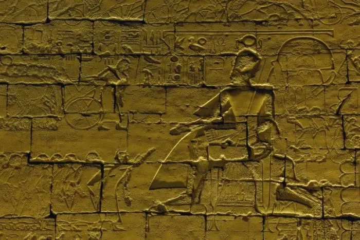Framed Print : Hieroglyphs on entrance wall to Luxor Temple, located in modern day Luxor or ancient Thebes Framed Print : Hieroglyphs on entrance wall to Luxor Temple, located in modern day Luxor or ancient Thebes