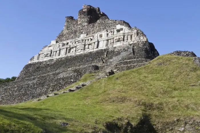 Framed Print : Hieroglyphs on a wall facade of El Castillo pyramid, Xunantunich ancient site, Cayo district Framed Print : Hieroglyphs on a wall facade of El Castillo pyramid, Xunantunich ancient site, Cayo district