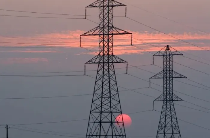 Framed Print : High voltage electric transmission lines at sunset in Boise, Idaho Framed Print : High voltage electric transmission lines at sunset in Boise, Idaho