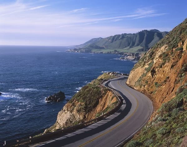 Highway 1 along the California Coast near Carmel