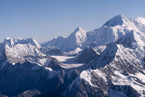 The Himalayas Range above clouds, Nepal