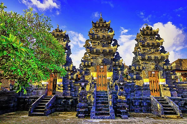 Hindu Temple at Batu Bolong, Bali, Indonesia