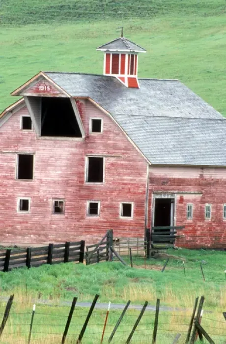 Framed Print : Historic barn, circa 1915; Wallowa county, Oregon; rural; farm; red; cupola Framed Print : Historic barn, circa 1915; Wallowa county, Oregon; rural; farm; red; cupola
