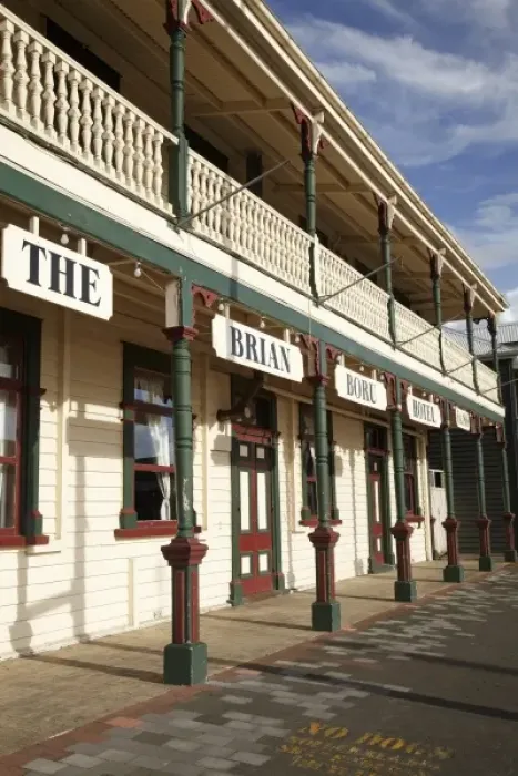 Framed Print : Historic Brian Boru Hotel, Thames, Coromandel Peninsula, North Island, New Zealand
