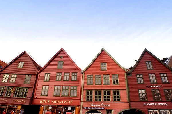 Historic Bryggen (Unesco World Heritage site) Bergen, Norway
