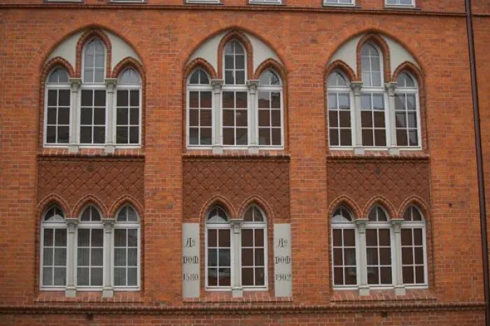 Framed Print : historic building, Lubeck_germany