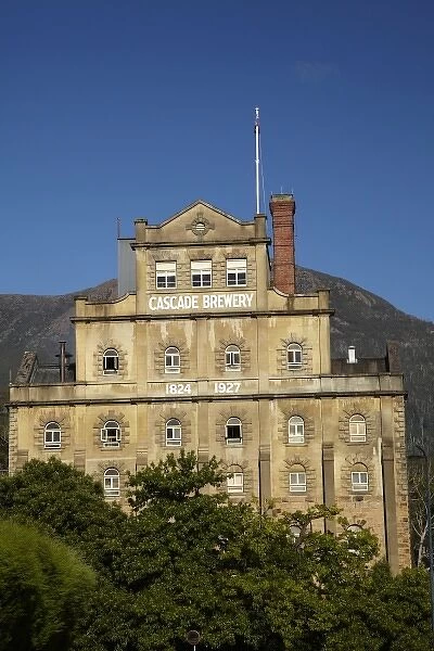 Historic Cascade Brewery, and Mt Wellington, Hobart, Tasmania, Australia