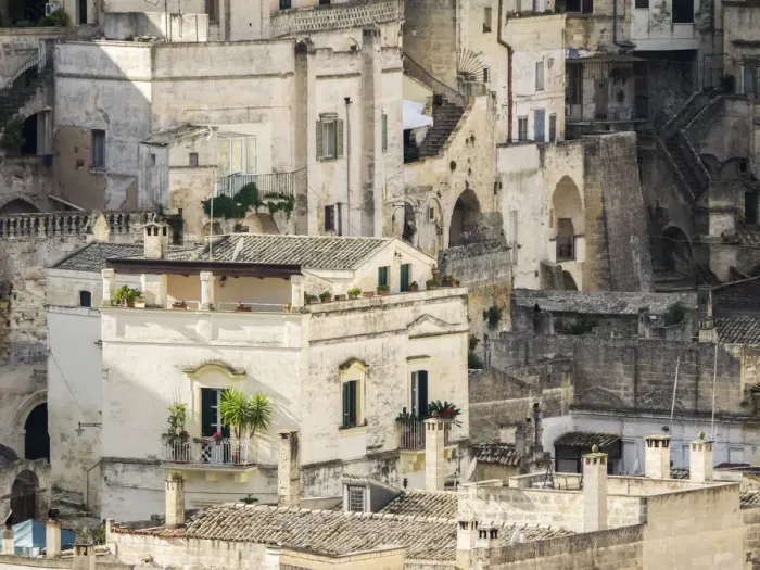 Framed Print : Historic cave dwellings, called Sassi houses, in the village of Matera Framed Print : Historic cave dwellings, called Sassi houses, in the village of Matera