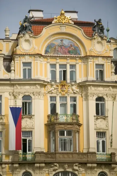 Framed Print : historic district, Czech Republic, prague