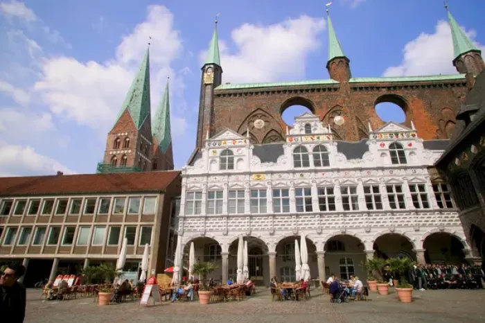 Framed Print : historic district, Lubeck_germany Framed Print : historic district, Lubeck_germany