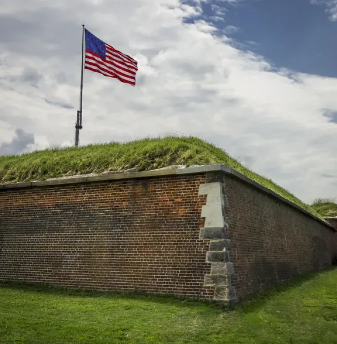 Framed Print : Historic Fort McHenry, birthplace of the Star Spangled Banner, the national anthem