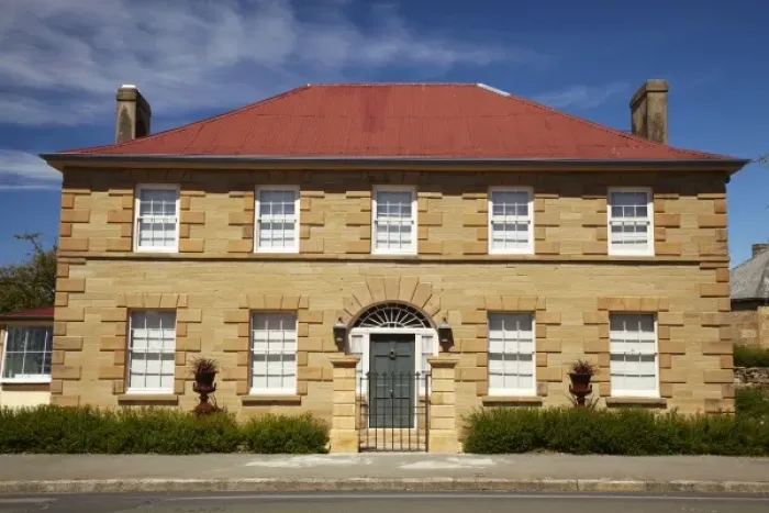 Framed Print : Historic House, Oatlands, Midlands, Tasmania, Australia