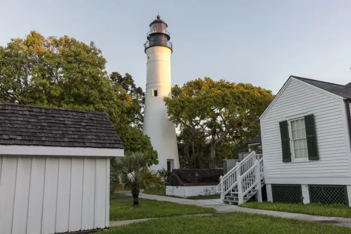 Framed Print : Historic lighthouse in Key West, Florida, USA Framed Print : Historic lighthouse in Key West, Florida, USA