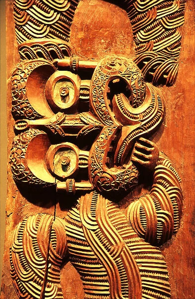 Historic Maori Carving, Otago Museum