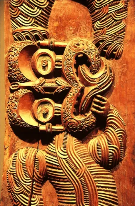 Framed Print : Historic Maori Carving, Otago Museum Framed Print : Historic Maori Carving, Otago Museum