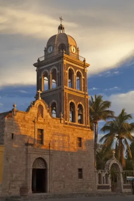 Framed Print : Historic Mission Loreto was founded in 1697 in Loreto Mexico