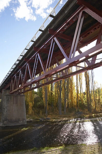Historic Road - Rail Bridge over Manuherikia River, Alexandra, Central Otago, South Island