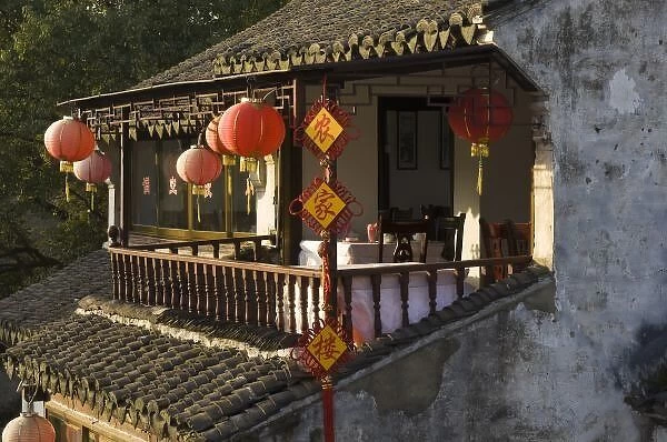 Historic Zhouzhuang Water Village, Zhouzhuang, Jiangsu Province, China