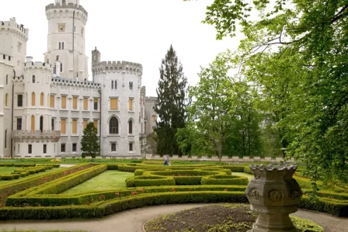 Framed Print : Hluboka Castle, Czech Republic, Ceske Budejovice