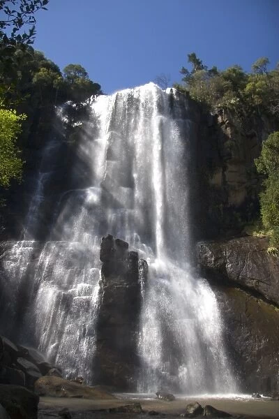 Hogsback, Eastern Cape, Amatole Mountains, South Africa. The Madonna and Child waterfall