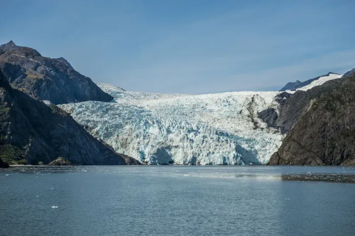 Framed Print : Holgate Glacier, Harding Icefield, Kenai Fjords National Park, Alaska, USA