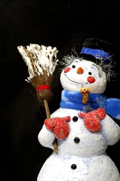Holiday Still Life, Simpich Caracter Doll Burr Tholomew the Snowman. Property Released