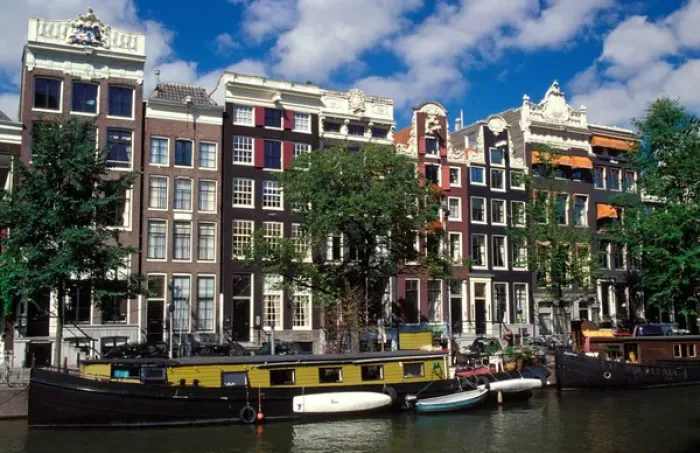 Framed Print : Holland, Amsterdam, Singel