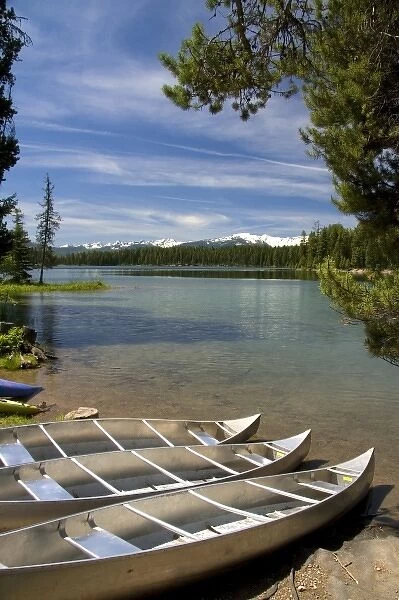 Holland Lake in the Flathead National Forest near Condon, Montana