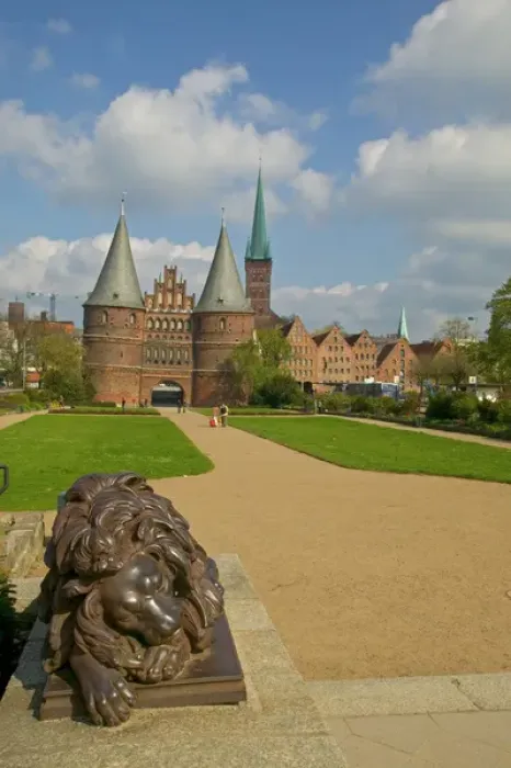Framed Print : Holsten Gate, Lubeck_germany