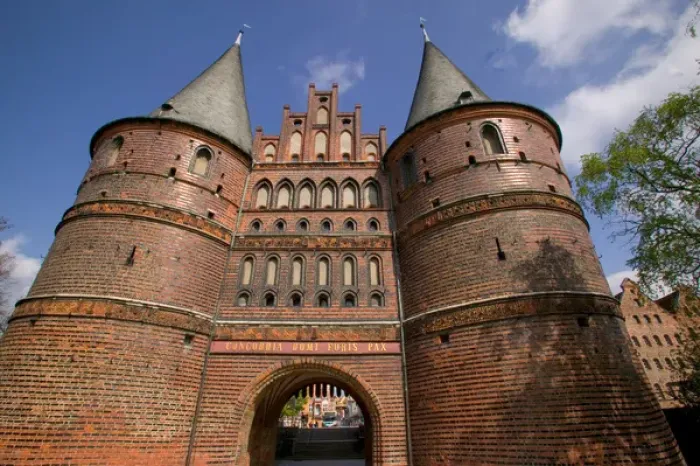 Framed Print : Holsten Gate, Lubeck_germany Framed Print : Holsten Gate, Lubeck_germany