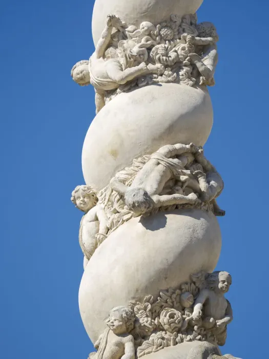 Framed Print : Holy Trinity Column (Szentharomsag-szobor) at the main square