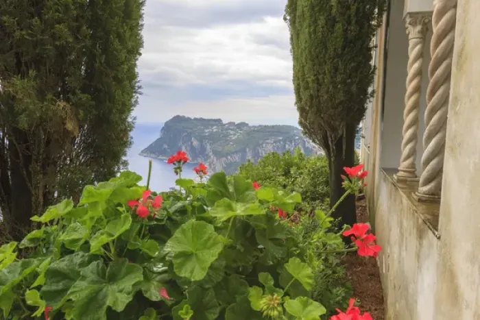 Framed Print : Home of Axel Munthe. Capri. Italy Framed Print : Home of Axel Munthe. Capri. Italy