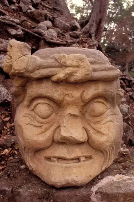 Framed Print : Honduras, Copan, Pahuatun God Framed Print : Honduras, Copan, Pahuatun God