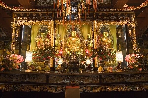 Hong Kong. The monastary at the base of the Tian Tan Buddha
