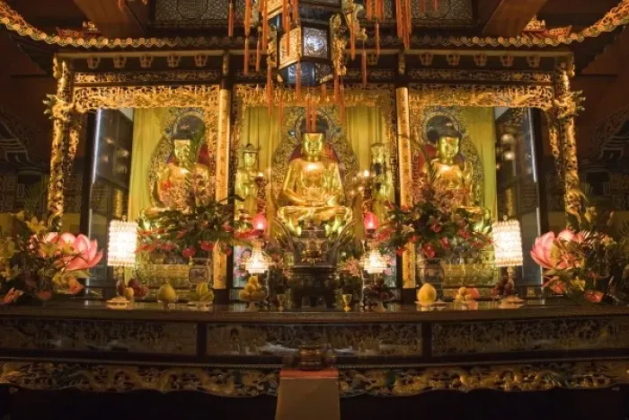 Framed Print : Hong Kong. The monastary at the base of the Tian Tan Buddha Framed Print : Hong Kong. The monastary at the base of the Tian Tan Buddha