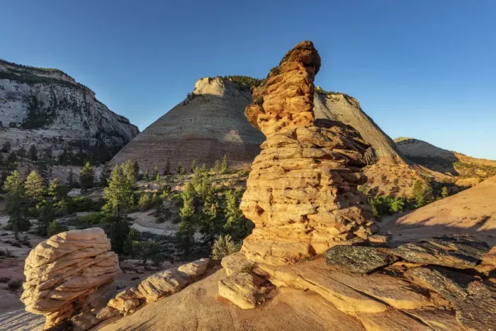 Framed Print : Hoodoos on the eastside in Zion National Park, Utah, USA Framed Print : Hoodoos on the eastside in Zion National Park, Utah, USA