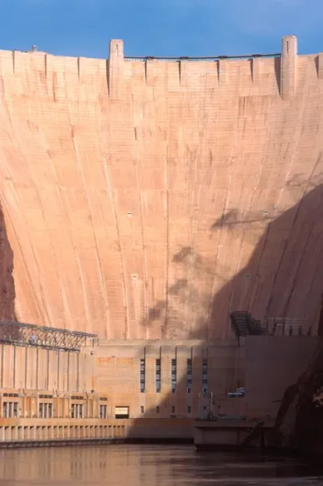 Framed Print : Hoover Dam on the Colorado River near Las Vegas, Nevada. energy, hydro, hydroelectric