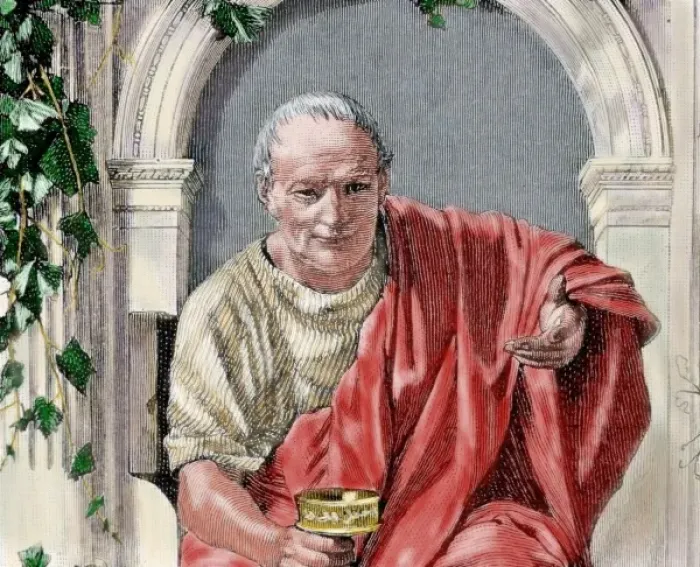 Framed Print : Horace (65-8 B. C. ). Roman lyric poet during the time of Augustus. Colored engraving Framed Print : Horace (65-8 B. C. ). Roman lyric poet during the time of Augustus. Colored engraving