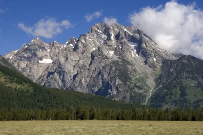 Framed Print : Horseback riding in Grand Teton National Park, Wyoming beneath Mt. Moran Framed Print : Horseback riding in Grand Teton National Park, Wyoming beneath Mt. Moran