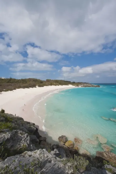 Framed Print : Horseshoe Bay beach, Bermuda