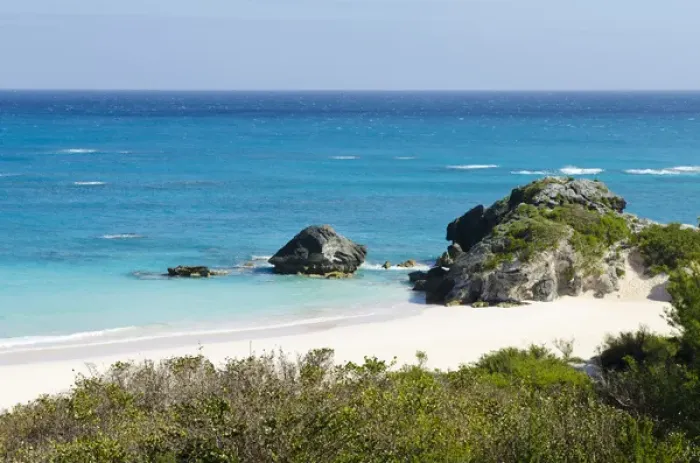 Framed Print : Horseshoe Bay beach, Bermuda Framed Print : Horseshoe Bay beach, Bermuda