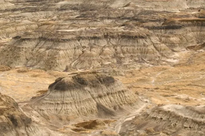 Framed Print : 02. Canada, Alberta, Drumheller: Horseshoe Canyon Overlook