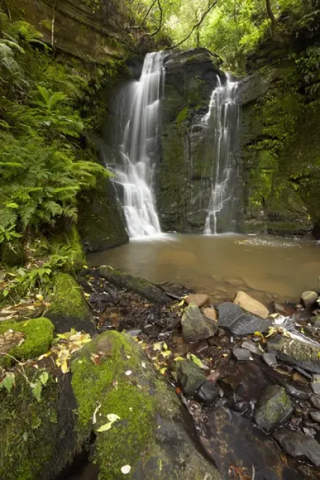 Framed Print : Horseshoe Falls, Matai Falls, Catlins, South Otago, South Island, New Zealand