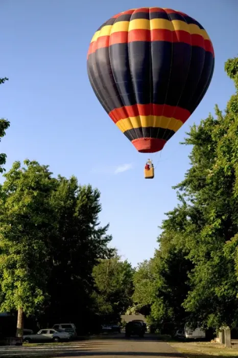 Framed Print : Hot air balloon in Boise, Idaho. hot air balloon, balloon, boise, idaho, summer