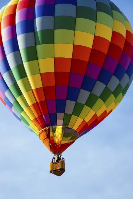Framed Print : Hot air balloon bringing color to the sky Framed Print : Hot air balloon bringing color to the sky