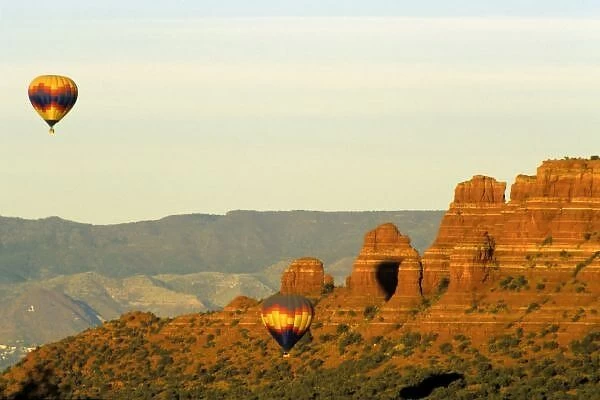 Hot Air Balloons at Sedona, Arizona, USA